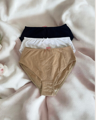 Pack 3 Panties Algodón corte Francés