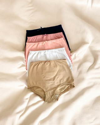 Pack 5 Panties Algodón Completas
