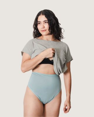 Pantie Tanga Cintura Alta de Lycra
