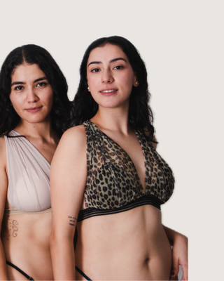 Bralette Mesh Espalda Cruzada